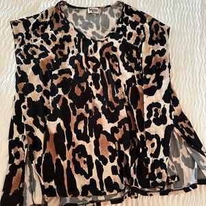 Show Me Your Mumu Leopard Top Medium